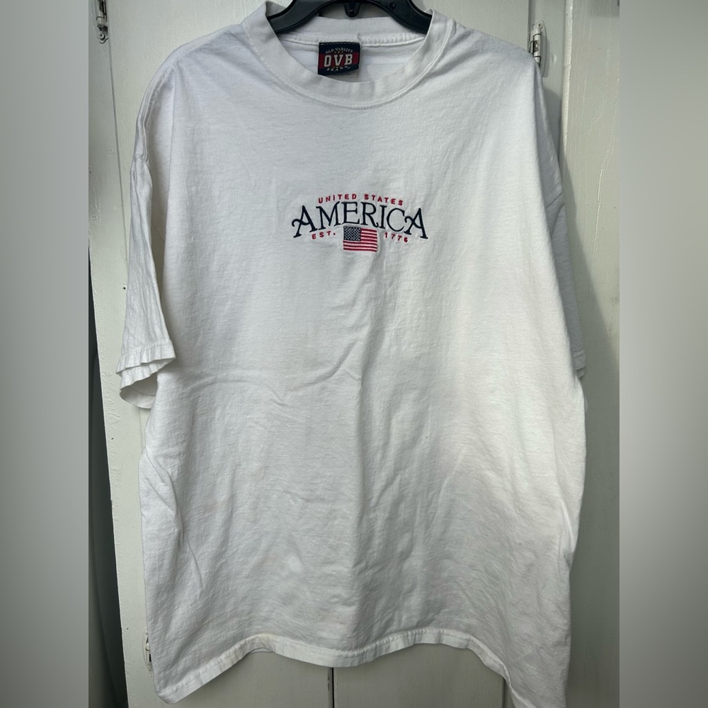 Vintage embroidered Americana T shirt